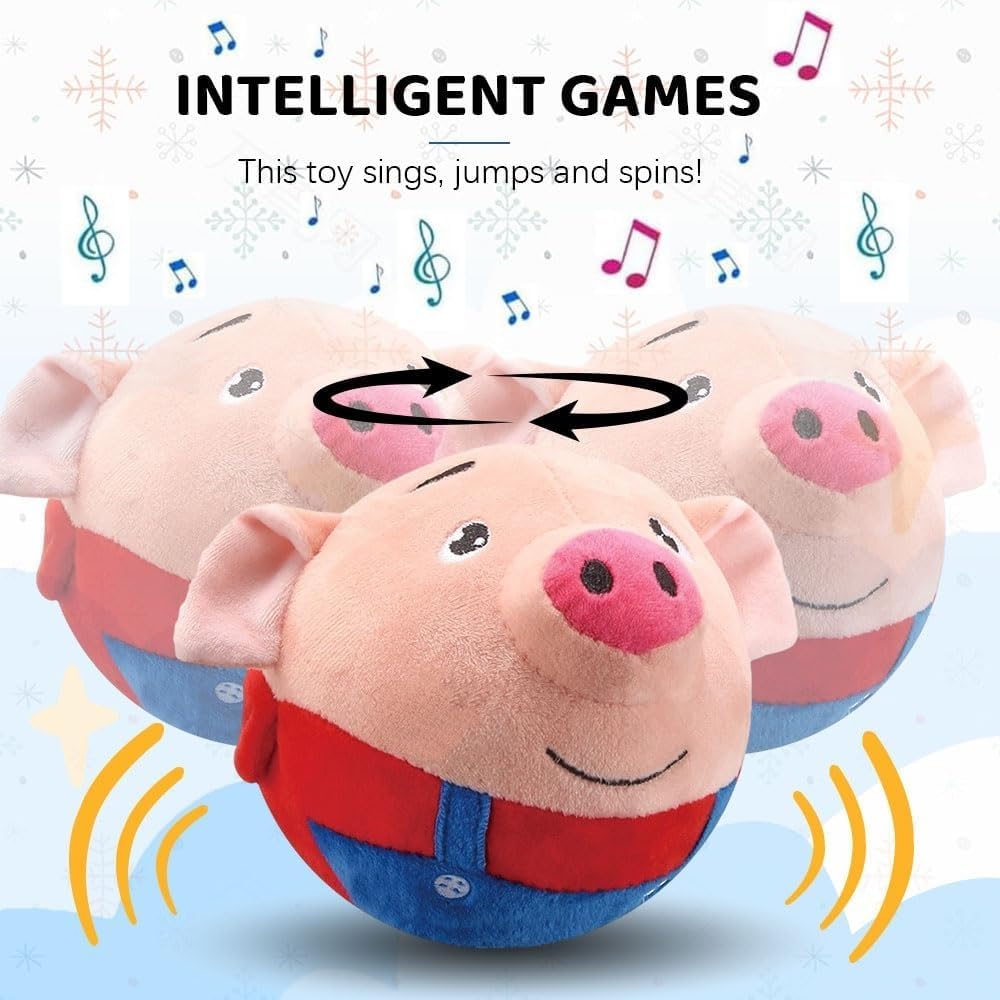 Interactive Bouncy Pet Ball — Self-Moving Electronic Dog Toy
