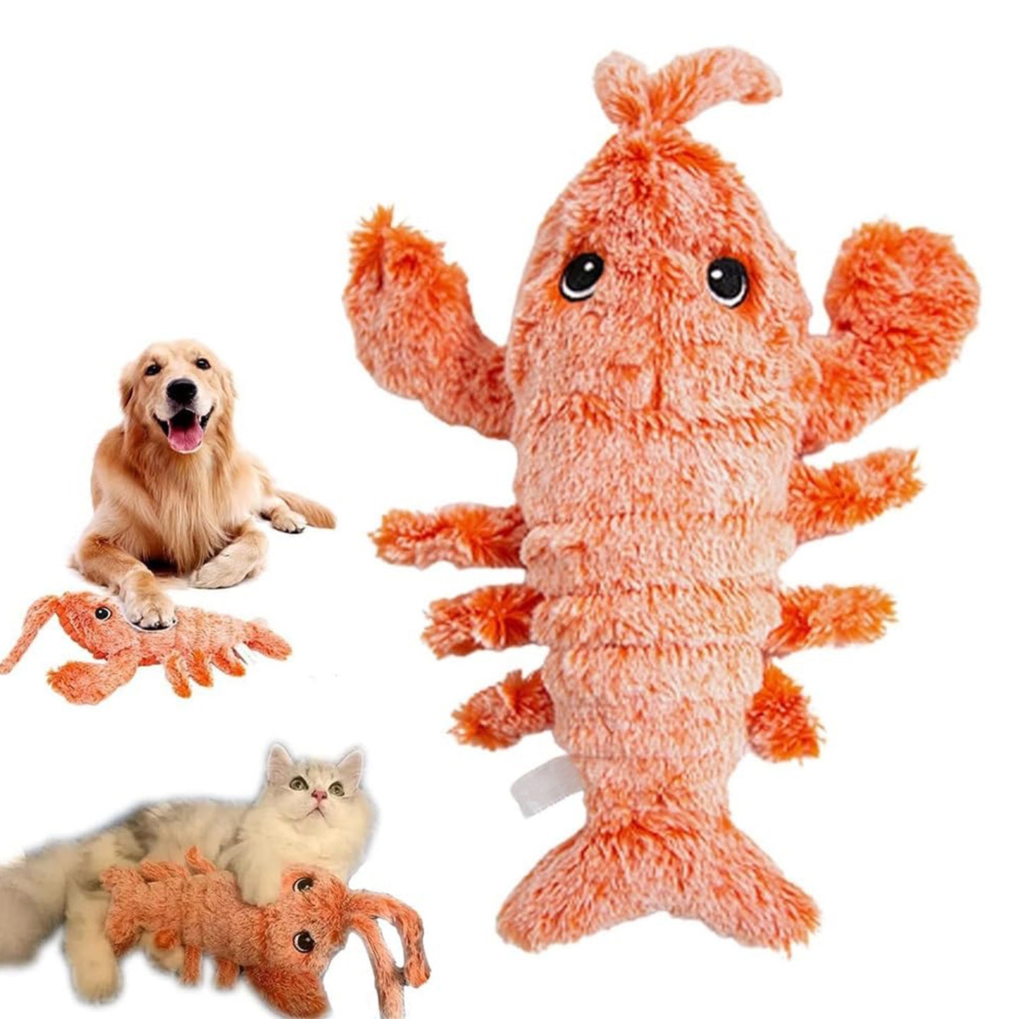 Interactive Lobster Cat Toy — Motion-Activated Flopping Pet Toy
