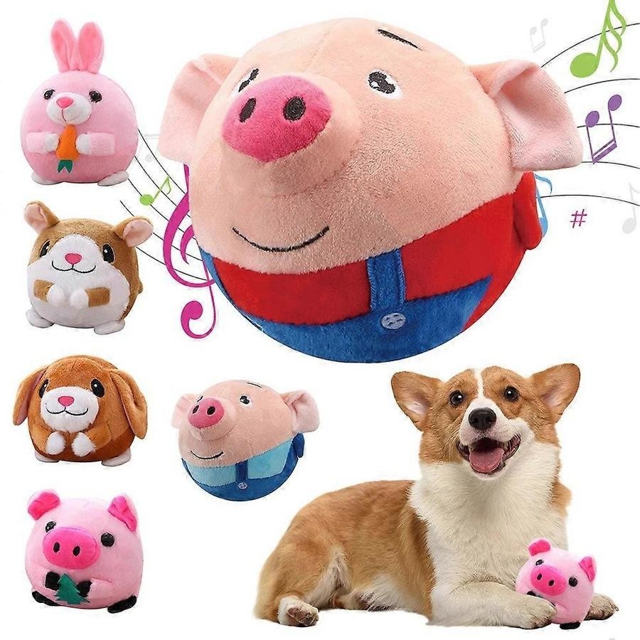 Interactive Bouncy Pet Ball — Self-Moving Electronic Dog Toy