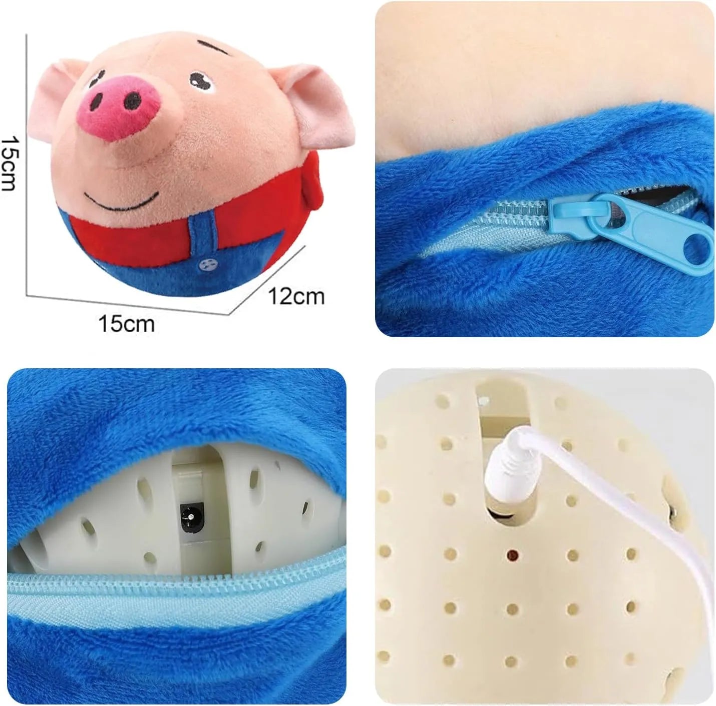 Interactive Bouncy Pet Ball — Self-Moving Electronic Dog Toy