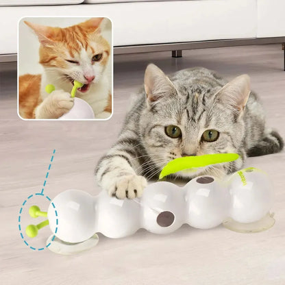 SmartMotion Self-Rotating Cat Toy — Interactive Feather Wand