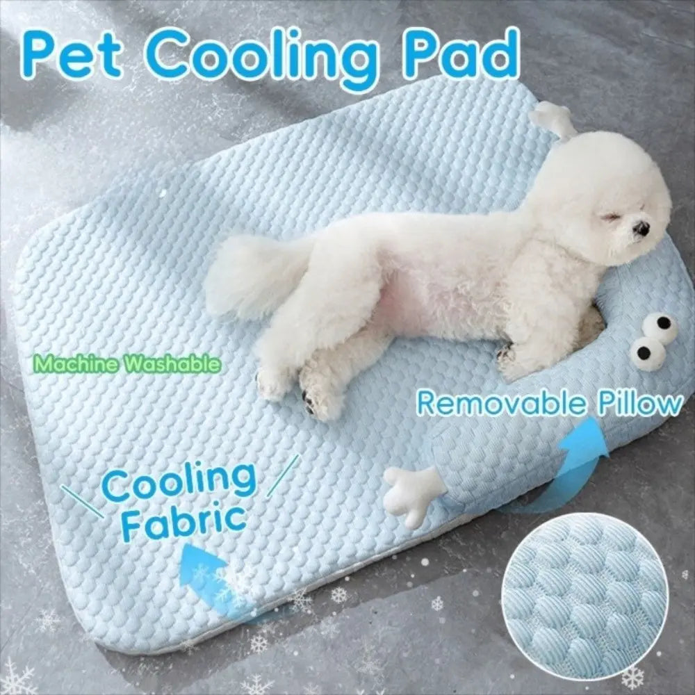 Cooling Mat for Dogs & Cats — Breathable Non-Toxic Summer Pet Pad
