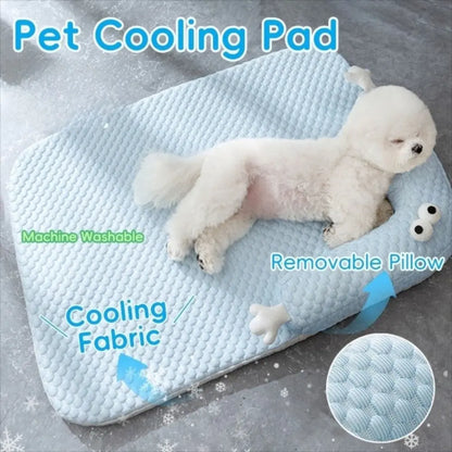 Cooling Mat for Dogs & Cats — Breathable Non-Toxic Summer Pet Pad