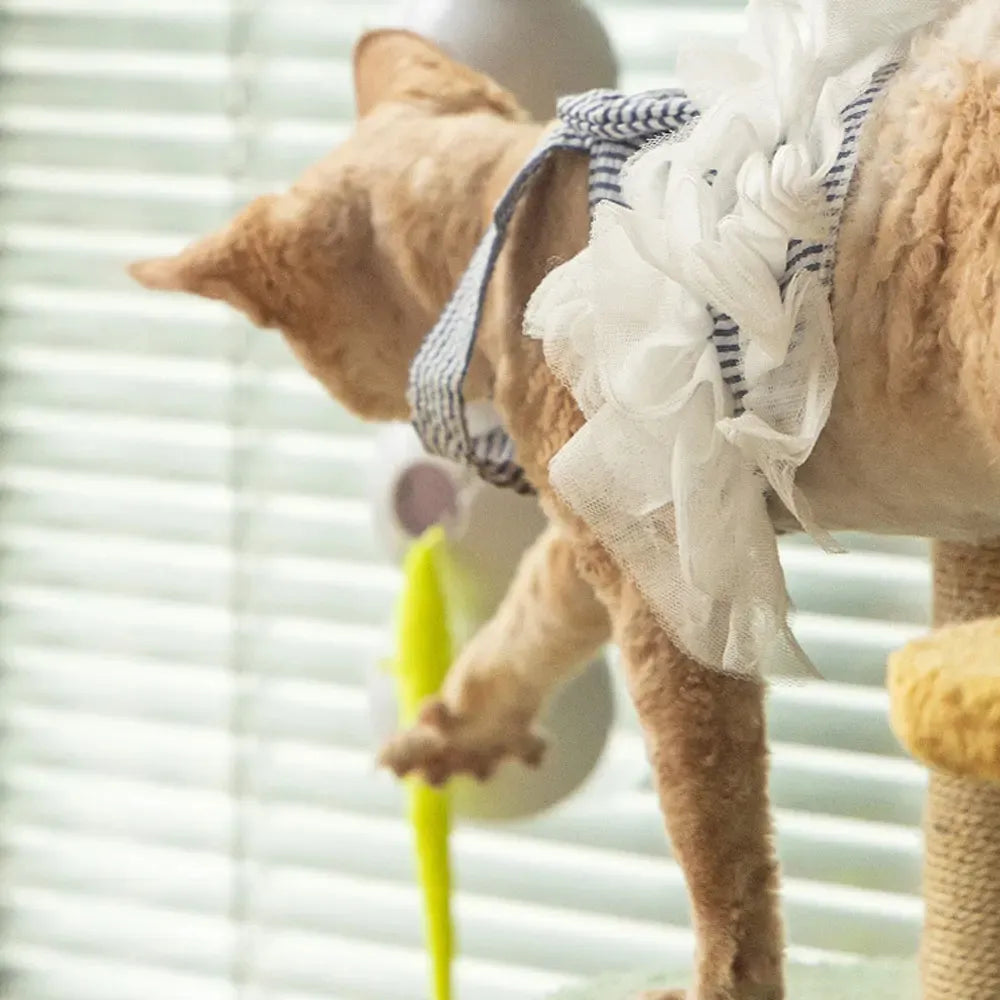 SmartMotion Self-Rotating Cat Toy — Interactive Feather Wand