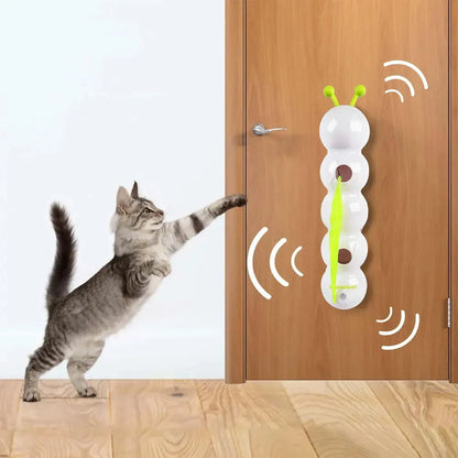 SmartMotion Self-Rotating Cat Toy — Interactive Feather Wand