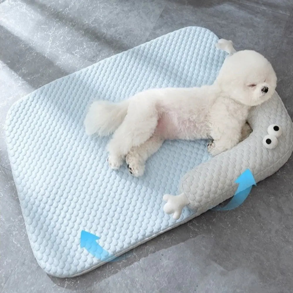 Cooling Mat for Dogs & Cats — Breathable Non-Toxic Summer Pet Pad