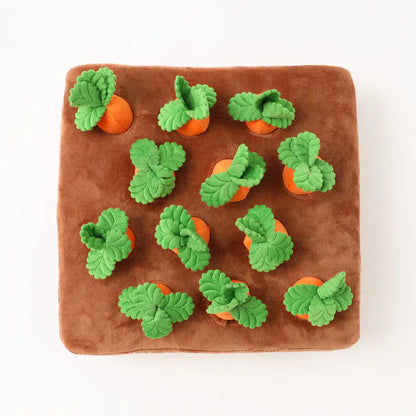 Carrot Patch Dog Toy