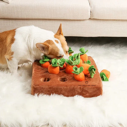 Carrot Patch Dog Toy