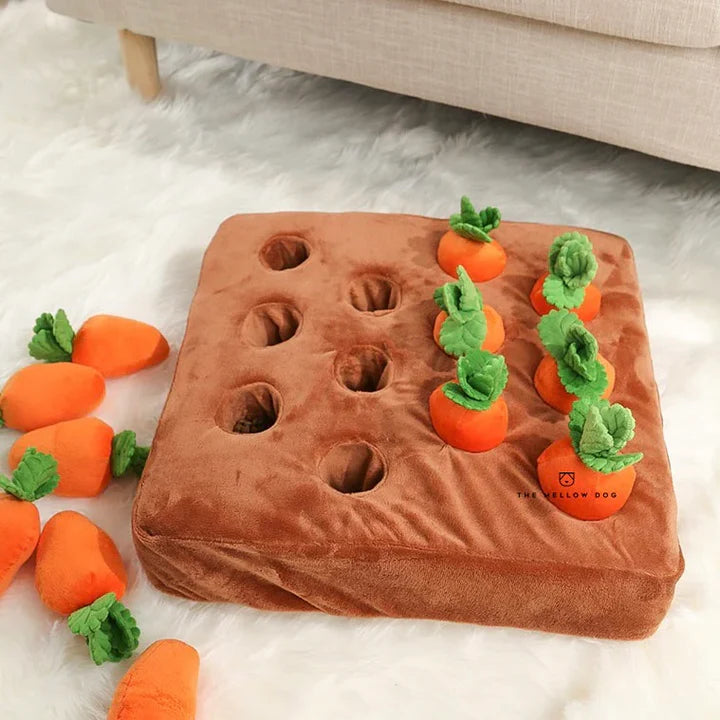 Carrot Patch Dog Toy