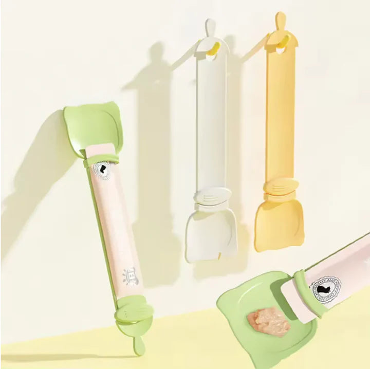 Snack Dispensing Spoon | 5-Pack | Assorted Colors