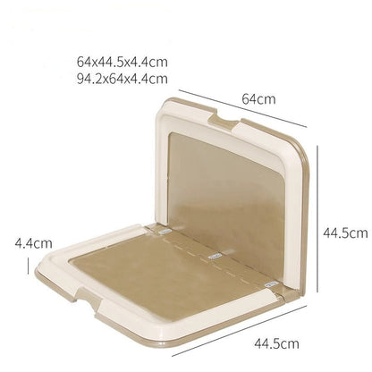 Foldable Dog Toilet — Indoor Pet Potty Training Pad