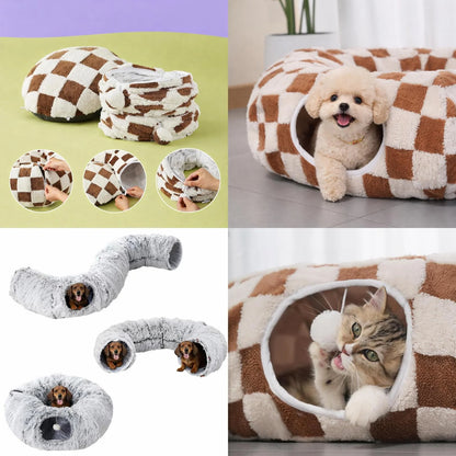 Pet Tunnel Bed — Cosy Cat Play Tunnel